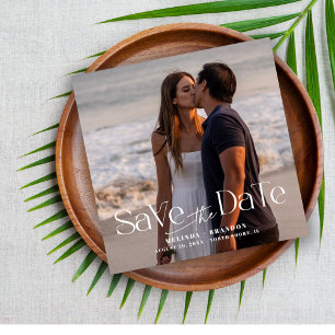 Convite Casamento de Fotografia da Tipografia Moderna