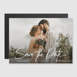 Convite Casamento de fotos personalizado moderno salvar a 