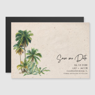 Convite Casamento De Praia De Destino Tropical Salvar A Da