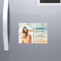 Casamento de praia em Photo Arch Salve o ímã dage