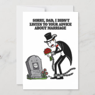 Convite casamento é ser estúpido junto