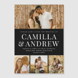 Convite Casamento Elegante de Foto Moderno 4