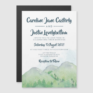 Convite Casamento Misty Mountains