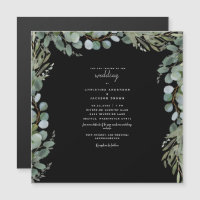 Casamento Negra Elegante Eucalyptus II