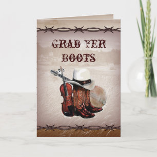 Convite casamento no estilo western com arame farpado