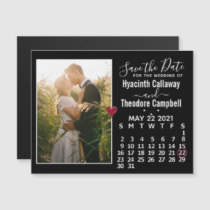 Convite Casamento Salve a data Calendar Foto de maio de 20