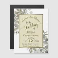 Casamento Salve a Data Dourada Pine e Verde Amarel