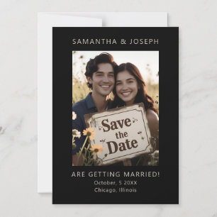 Convite Casamento Salve a data Fotografia personalizada no