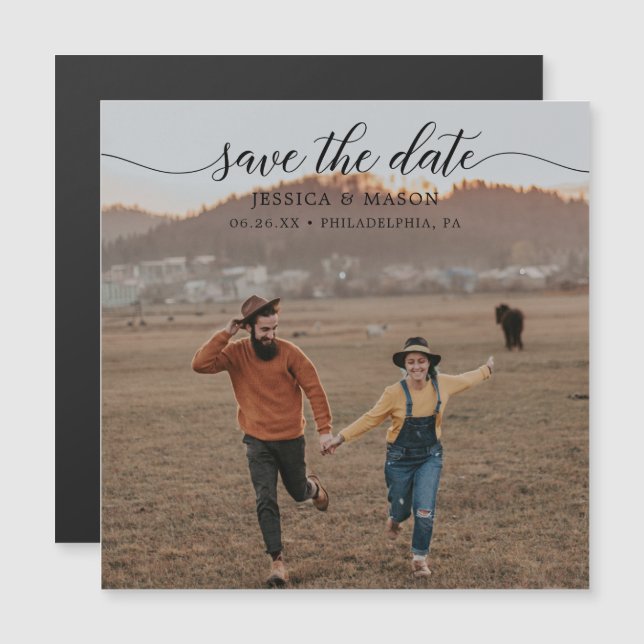 Convite Casamento Salve Os Ampliações De Data - Salve As D (Frente/Verso)