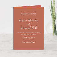 Casamento Simples do Código QR Laranja Queimado Mo