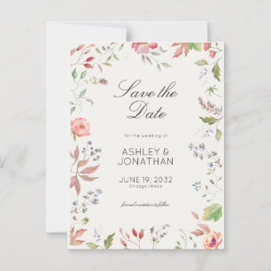 Convite Casamento Simples, Eterno de Alabastro Selvagem