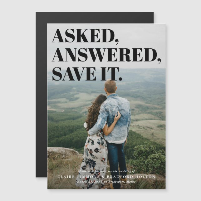 Convite Casamento Tipográfico Negrito e Cheeky Salva a Dat (Frente/Verso)