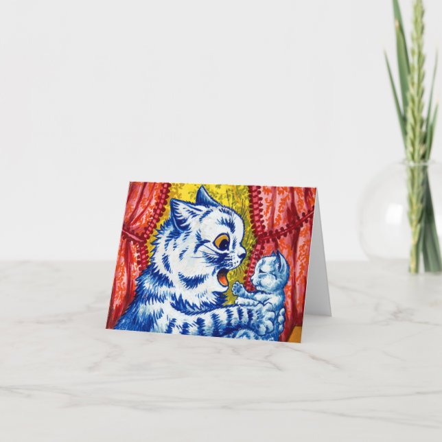 Convite Cat e seus gatinhos (Frente)