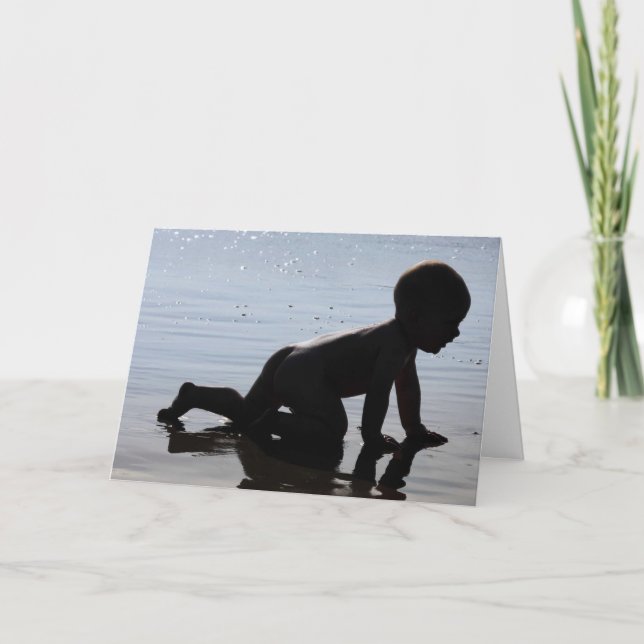 Convite Celebração de um baptismo santamente com (Frente)