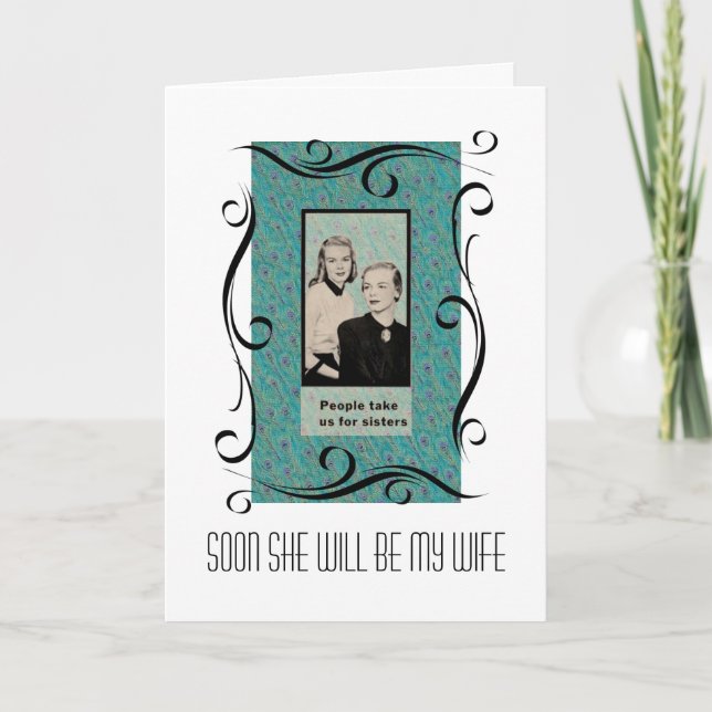 Convite Celebração do Casamento Lésbico (Frente)