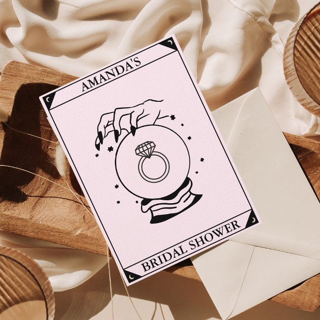 Convite Celestial para Chá de panela de Cartão Tar (Criador carregado)