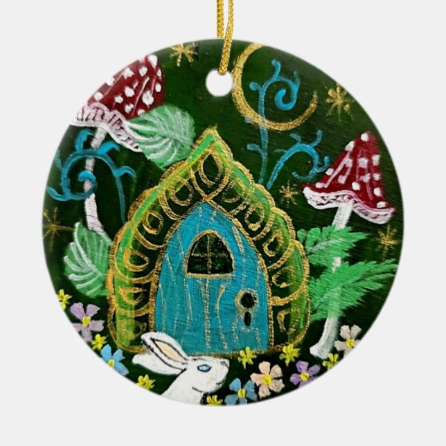 Convite Cerâmico Ornamento Redondo (Frente)