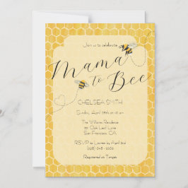 Convite Chá de Bebê Mama to Bee Melhoney