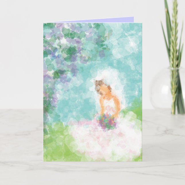 Convite Chá de panela Sentado da Noiva (Frente)