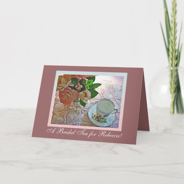 Convite Chá de panela Tea (Frente)