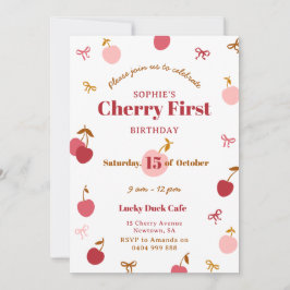 Convite Cherry Birthday