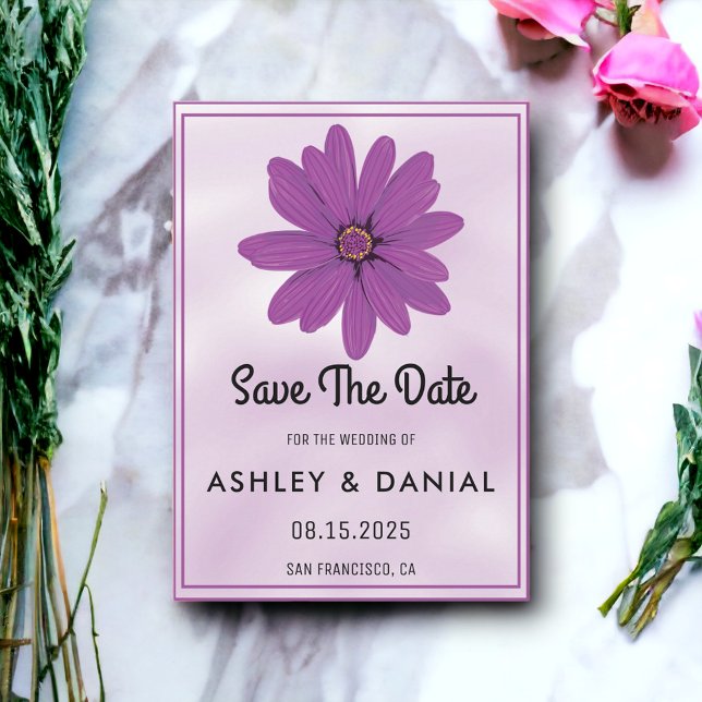 Convite Chic boho dusty rose floral para casamento (Criador carregado)