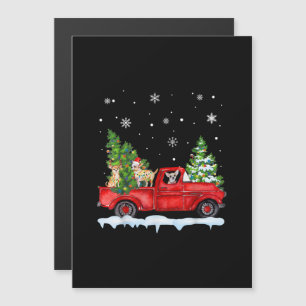 Convite Chihuahua Engraçado Com Caminhão Vermelho Natal Fé