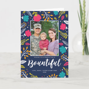 Convite Christmas Bounty Holiday Folded Card