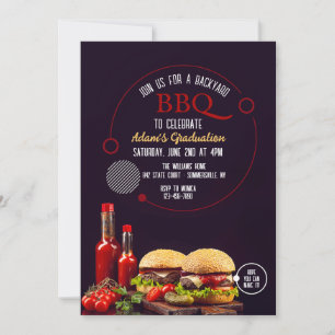 Convite Churrasco de Hambúrgueres
