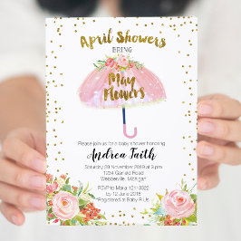 Convite Chuva De Abril Traz Flores De Maio