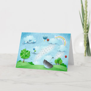 Convite Chuva de Flores