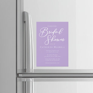 Convite Chuva de Noiva Lilás Roxo Personalizada