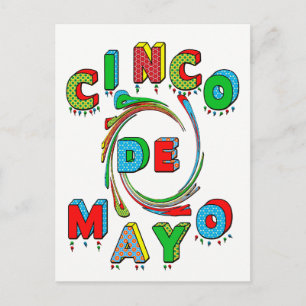 Convite Cinco de Mayo Fiesta - Cartão de Posto