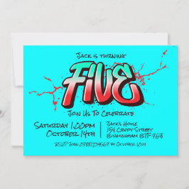 Convite Cinco Grafites Brilhantes