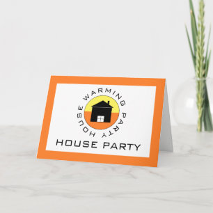 Convite Citrus House Logo, Housewarming Party Invitation