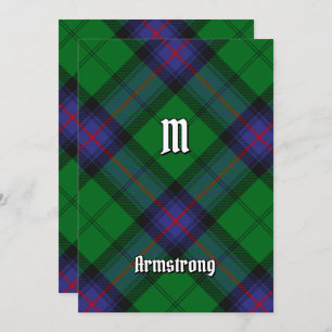 Convite Clan Armstrong Tartan