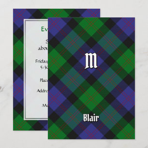 Convite Clan Blair Tartan