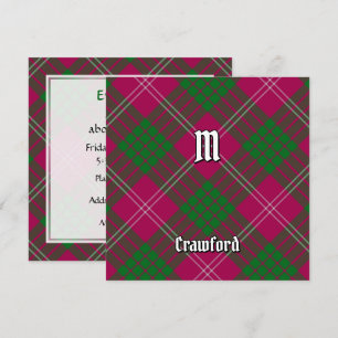 Convite Clan Crawford Tartan