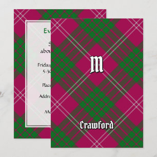 Convite Clan Crawford Tartan