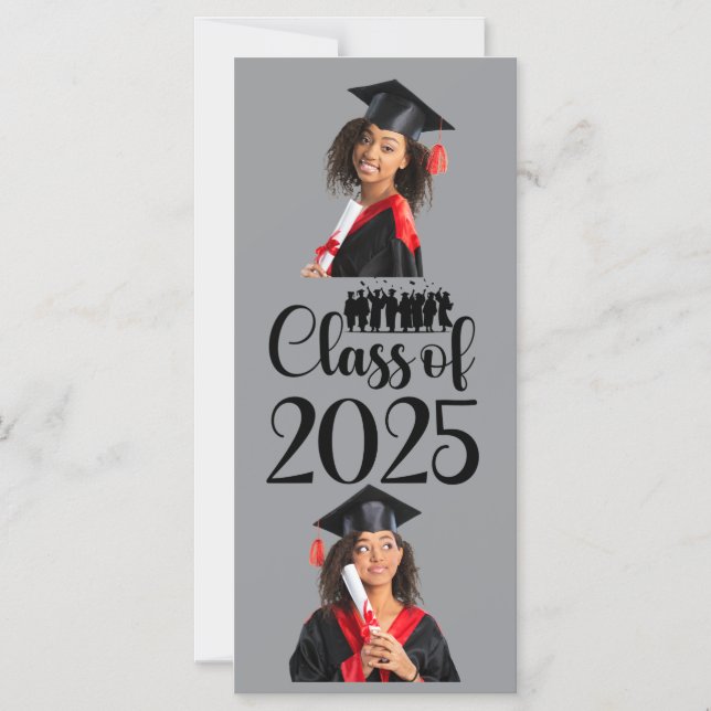 Convite Classe de graduação personalizada de 2025 (Frente)