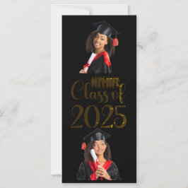Convite Classe de graduação personalizada de 2025
