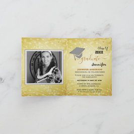 Convite Classe Elegante de 20XX, Foto, Graduação Topper