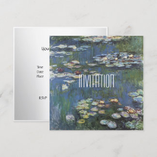 Convite Clássico Art Monet