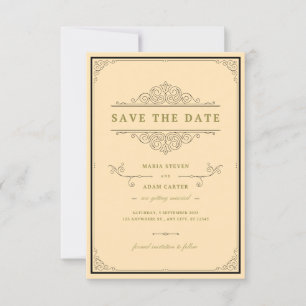 Convite Clássico de Casamento Tradicional   Eterno