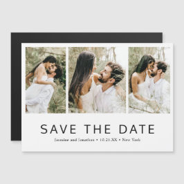 Convite Colagem de Fotos Minimalista para Casamento Salve
