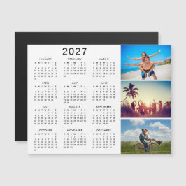 Convite Colagem de Fotos Personalizada Calendário 2027