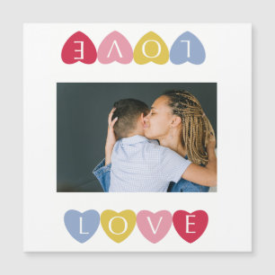 Convite Colagem de fotos personalizada de amor de dia de o