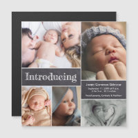 Colagem multifoto Apresentação do parto do bebê