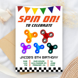 Convite Colorido de Festa de Aniversário Infantil