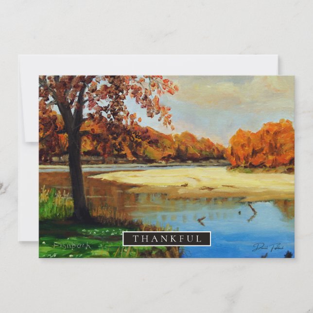 Convite Colorido de Praia Azul e Laranja (Frente)